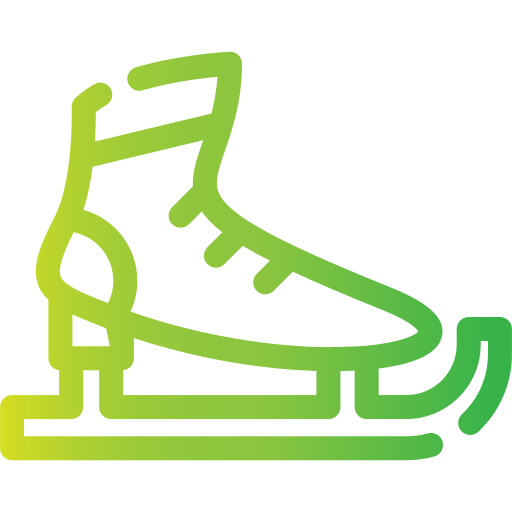 Ice skates Generic gradient outline icon
