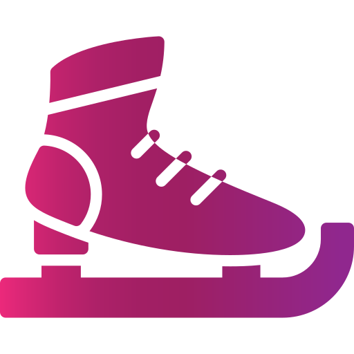 patines de hielo Generic gradient fill icono