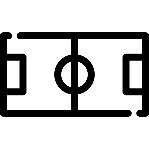 축구 필드 Generic black outline icon