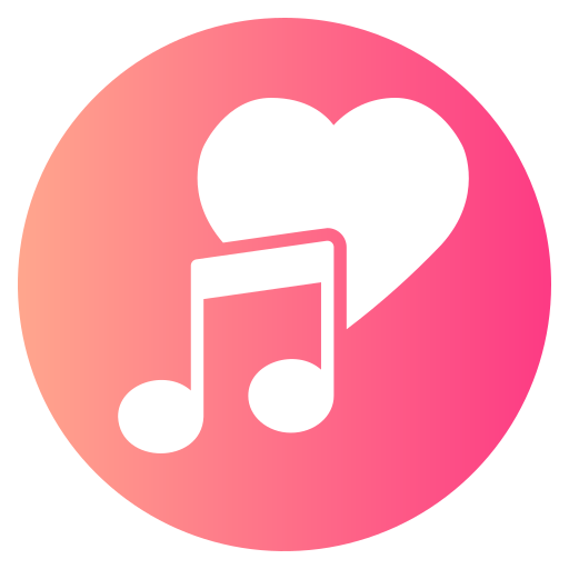 Love song Generic gradient fill icon