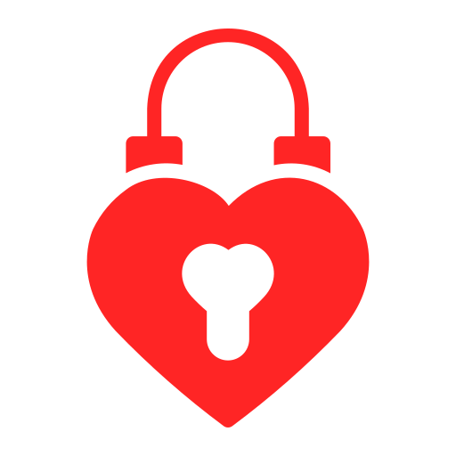 Heart lock Generic color fill icon