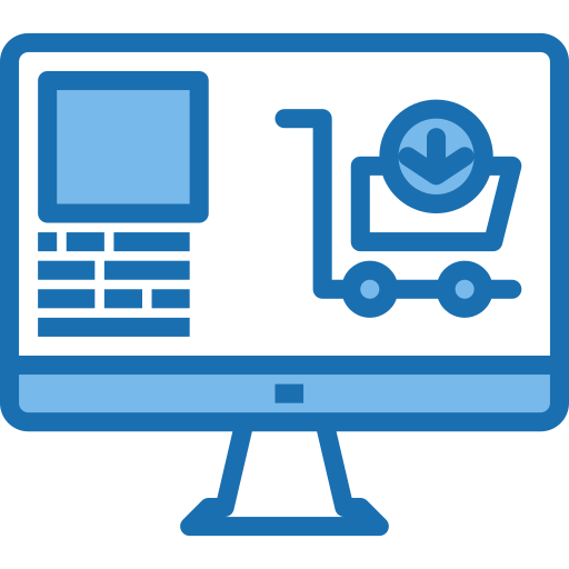 e-commerce Phatplus Blue icoon