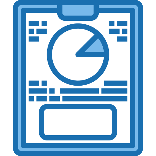 gráfico circular Phatplus Blue icono