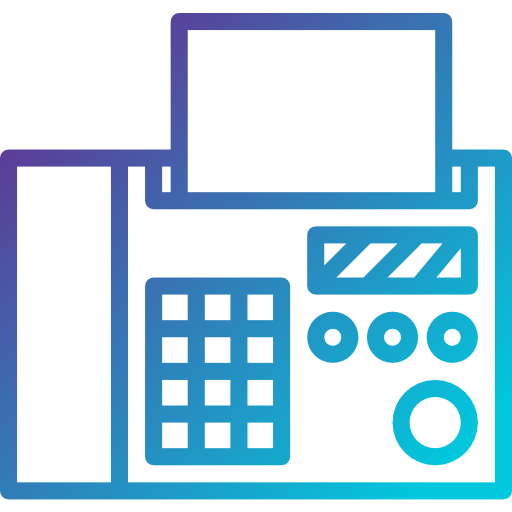 Fax Pause08 Gradient icon