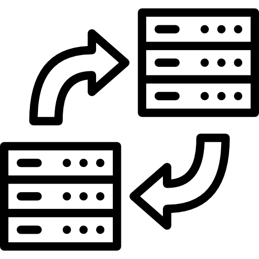 transferencia de datos xnimrodx Lineal icono