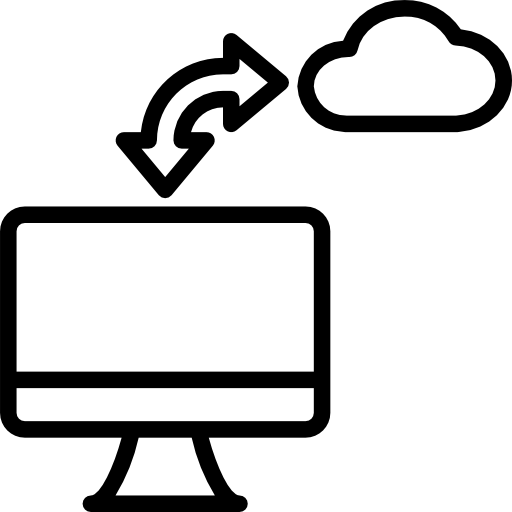 transferencia de datos xnimrodx Lineal icono