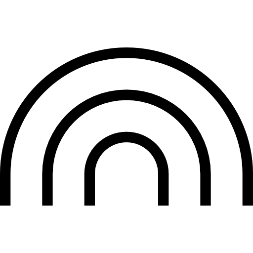 regenbogen Pictogramer Outline icon