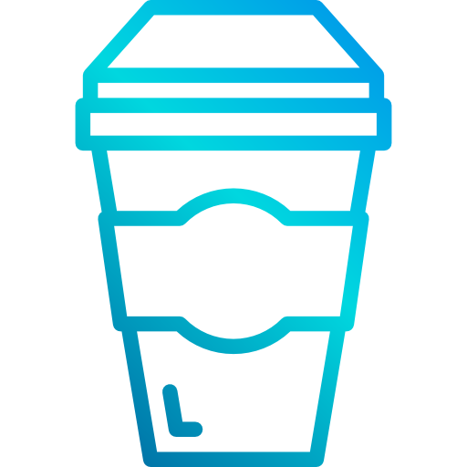 コーヒーカップ xnimrodx Lineal Gradient icon