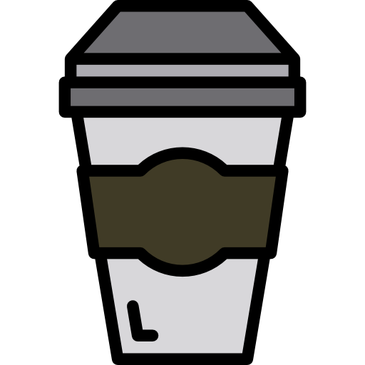Coffee cup xnimrodx Lineal Color icon