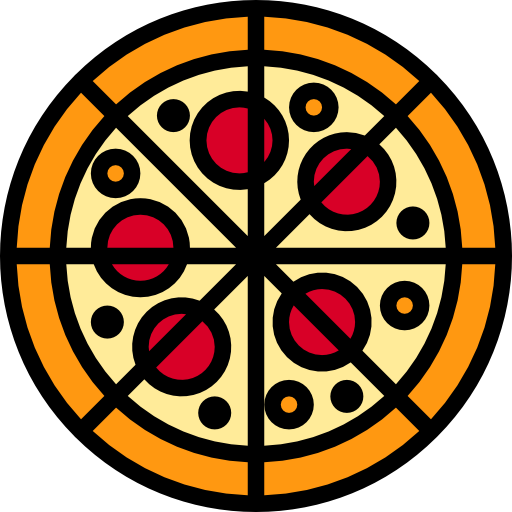 pizza xnimrodx Lineal Color Ícone