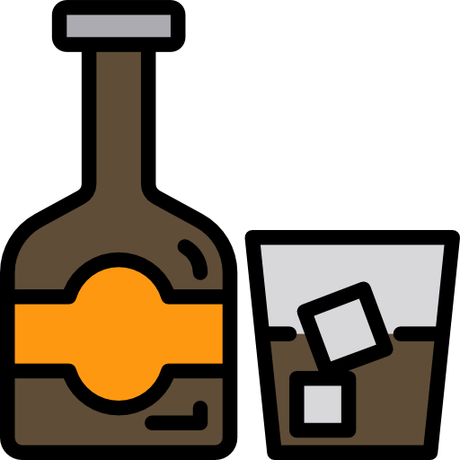 whisky xnimrodx Lineal Color ikona