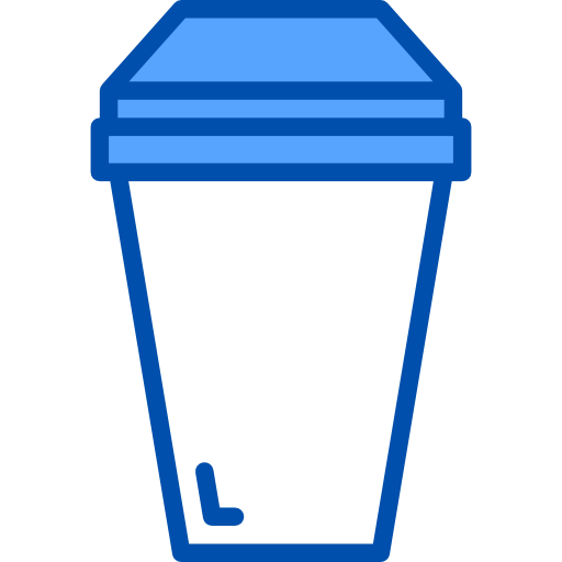 Coffee cup xnimrodx Blue icon