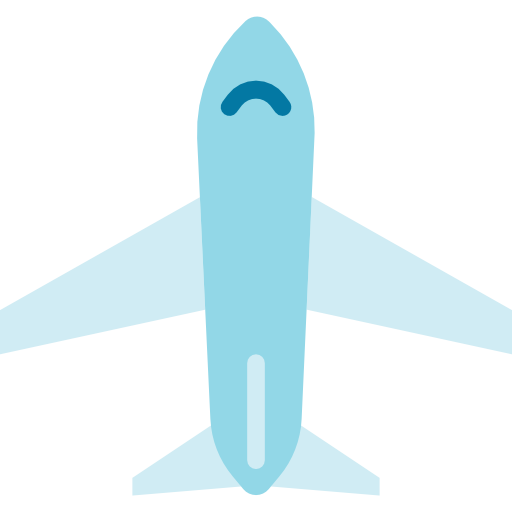 vliegtuig Pause08 Flat icoon