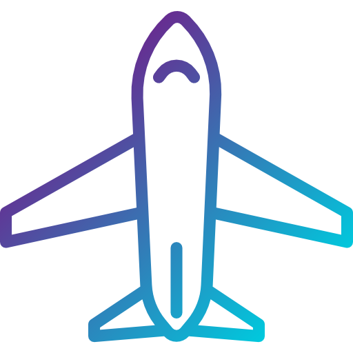 Airplane Pause08 Gradient icon