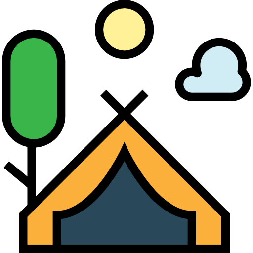 camping Pause08 Lineal Color icon