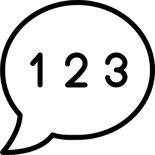 数字 xnimrodx Lineal icon