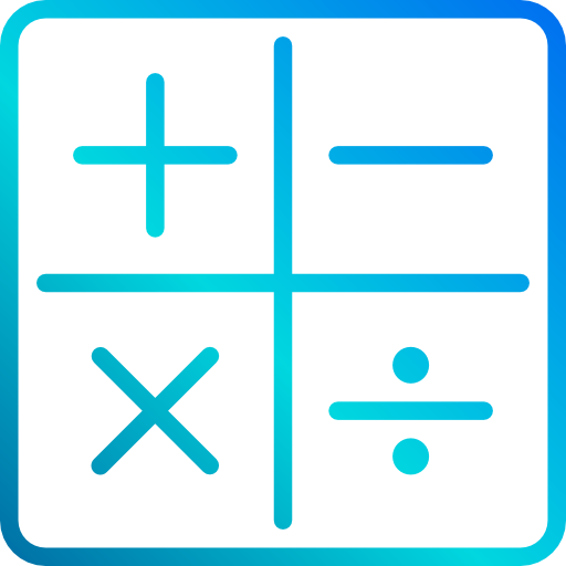 matemáticas xnimrodx Lineal Gradient icono