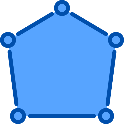 五角形 xnimrodx Blue icon
