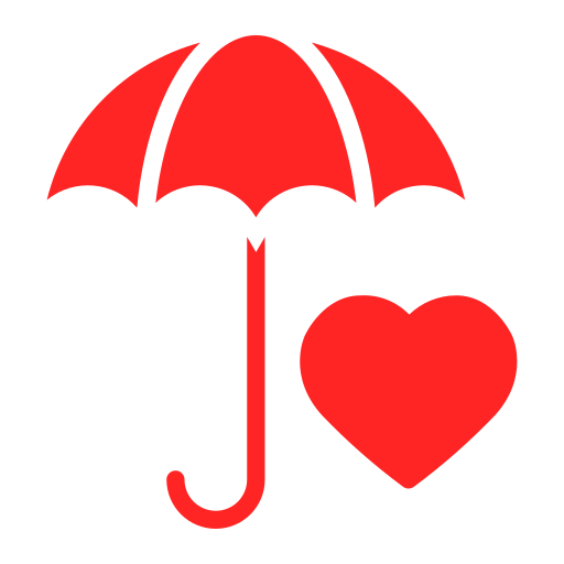 parasol Generic color fill ikona