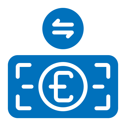 Money transfer Generic color fill icon