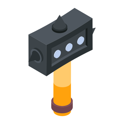 Hammer game Generic color fill icon