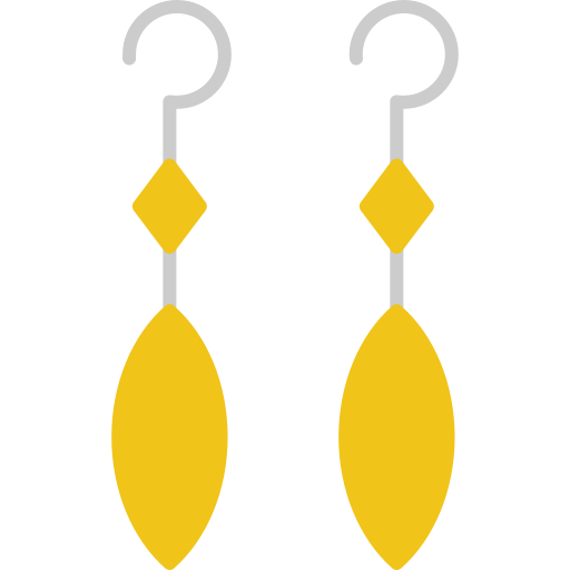Earrings Generic color fill icon