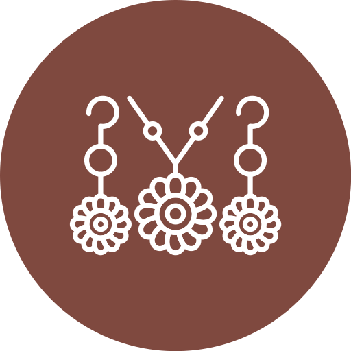 Jewelry Generic color fill icon