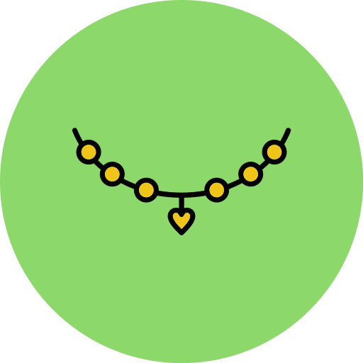 halskette Generic color lineal-color icon
