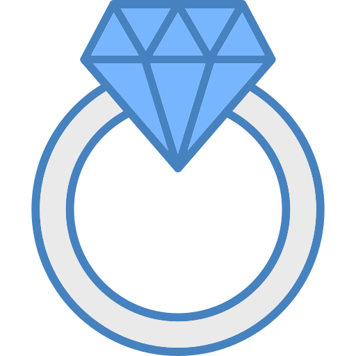 anel de diamante Generic color lineal-color Ícone