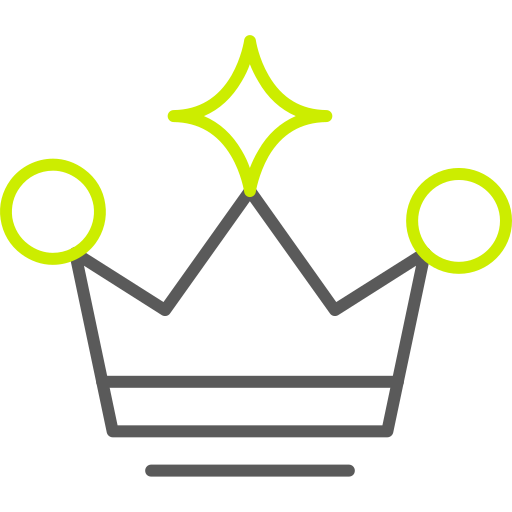 kroon Generic color outline icoon