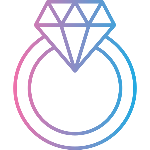 Diamond ring Generic gradient outline icon