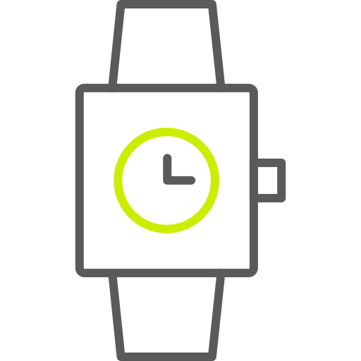 orologio intelligente Generic color outline icona
