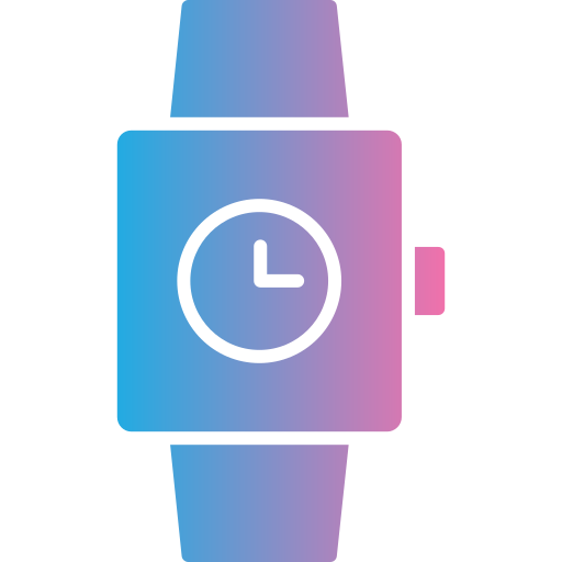 orologio intelligente Generic gradient fill icona