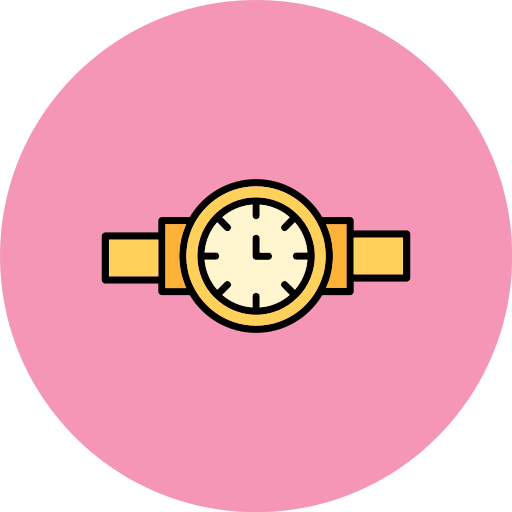 relógio de pulso Generic color lineal-color Ícone