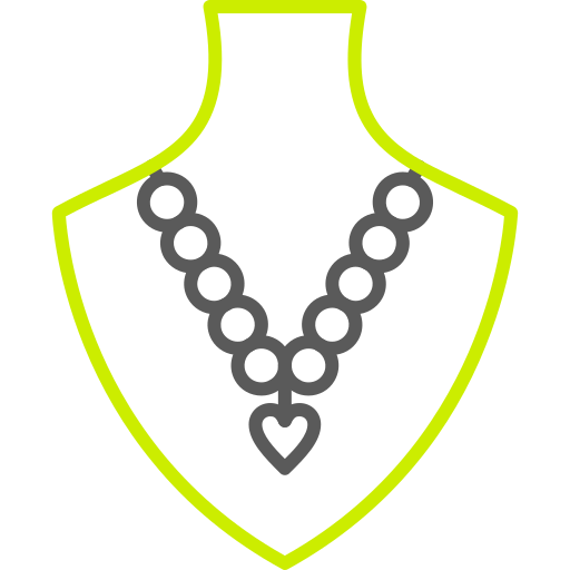 жемчужное ожерелье Generic color outline иконка