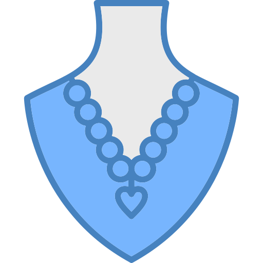 collana di perle Generic color lineal-color icona