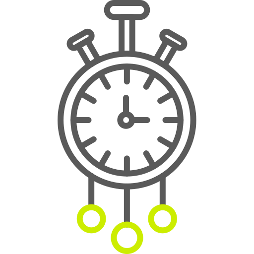 orologio da parete Generic color outline icona