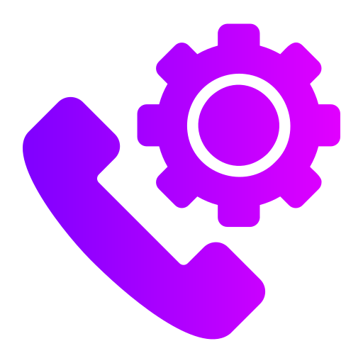 Call Generic gradient fill icon