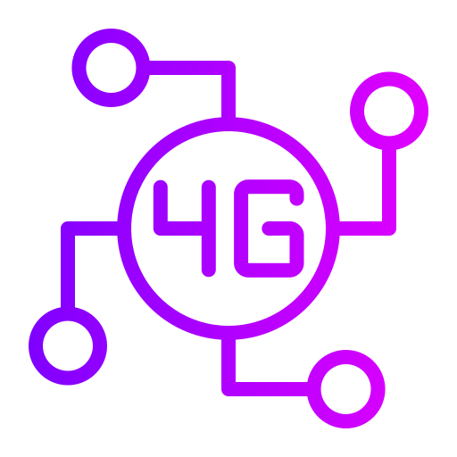 4g Generic gradient outline icon