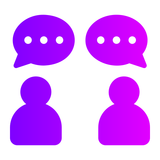 Conversation Generic gradient fill icon