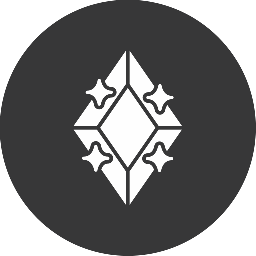 Diamond Generic black fill icon