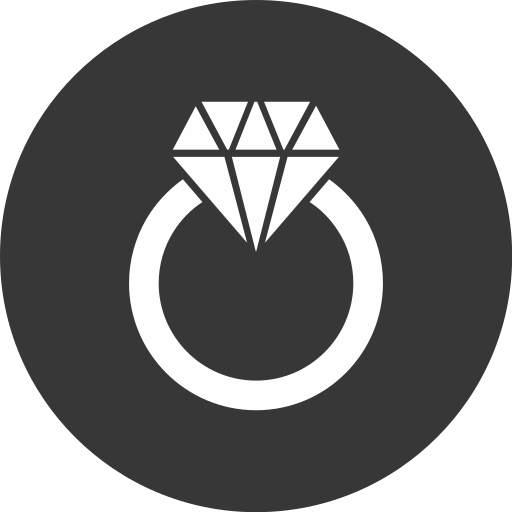 diamant-ring Generic black fill icon