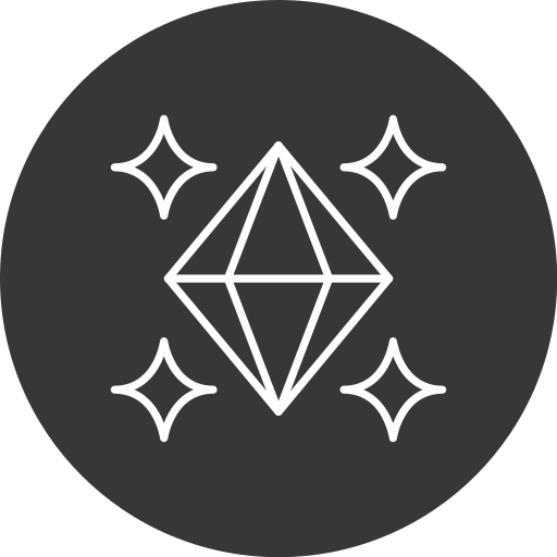 kristal Generic black fill icoon