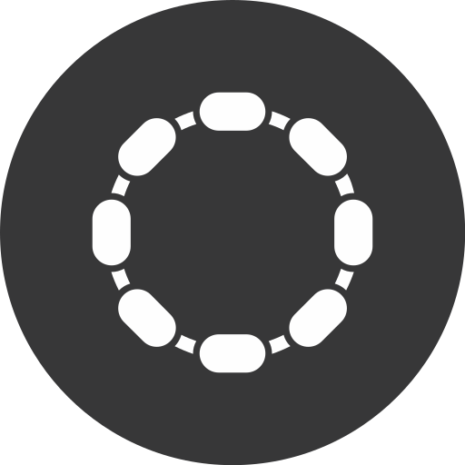 Chain Generic black fill icon