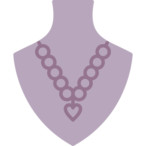 collana di perle Generic color lineal-color icona