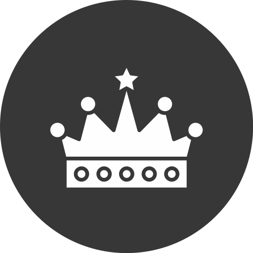 Crown Generic black fill icon
