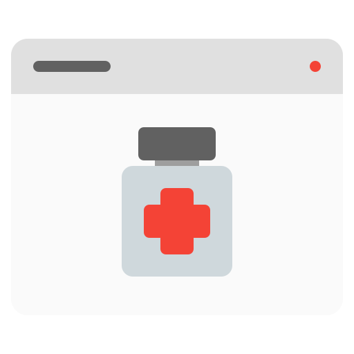 Online pharmacy Generic color fill icon