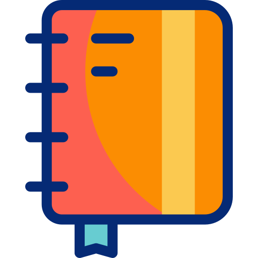 Notebook Basic Accent Lineal Color icon