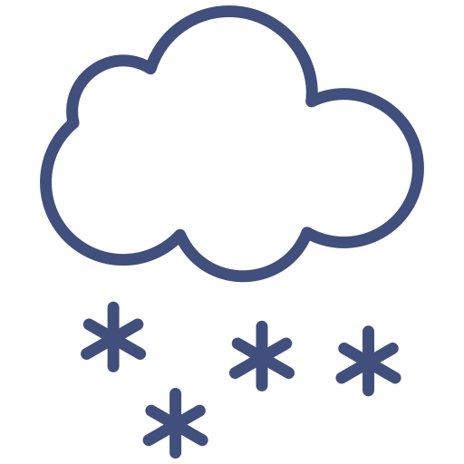 Snow Generic color lineal-color icon