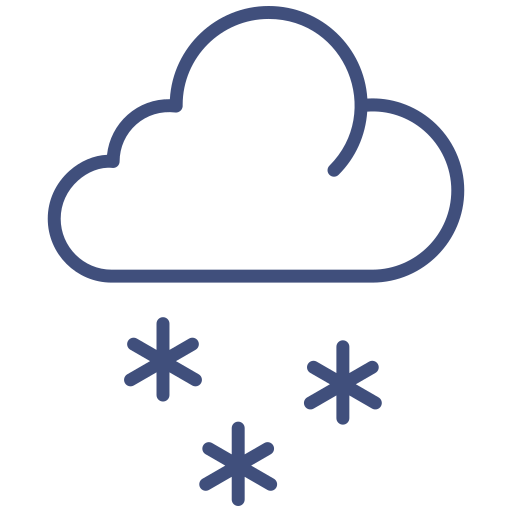 雪が降る Generic color lineal-color icon